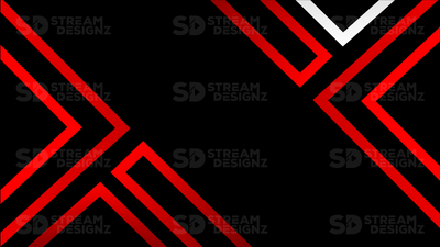 Stinger transition crimson thumbnail stream designz