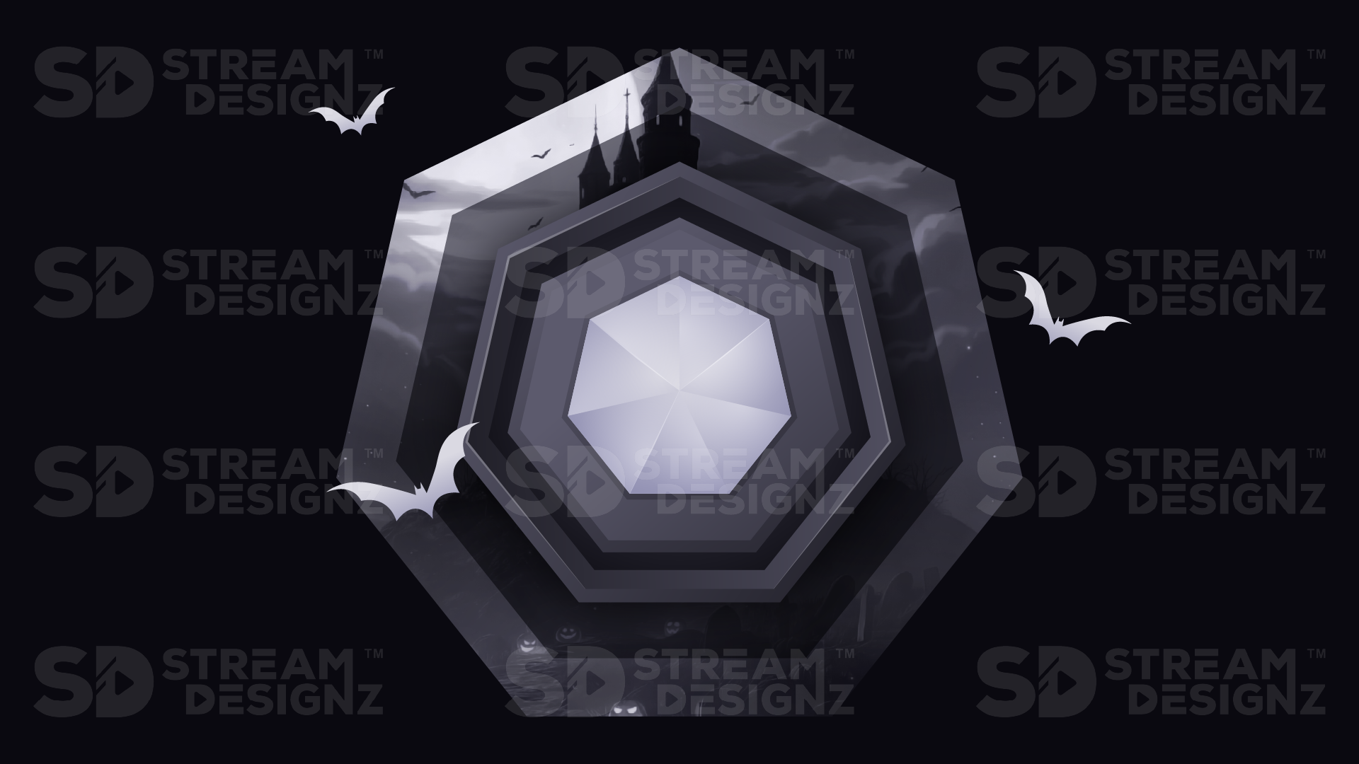 animated stinger transition thumbnail hallows eve stream designz