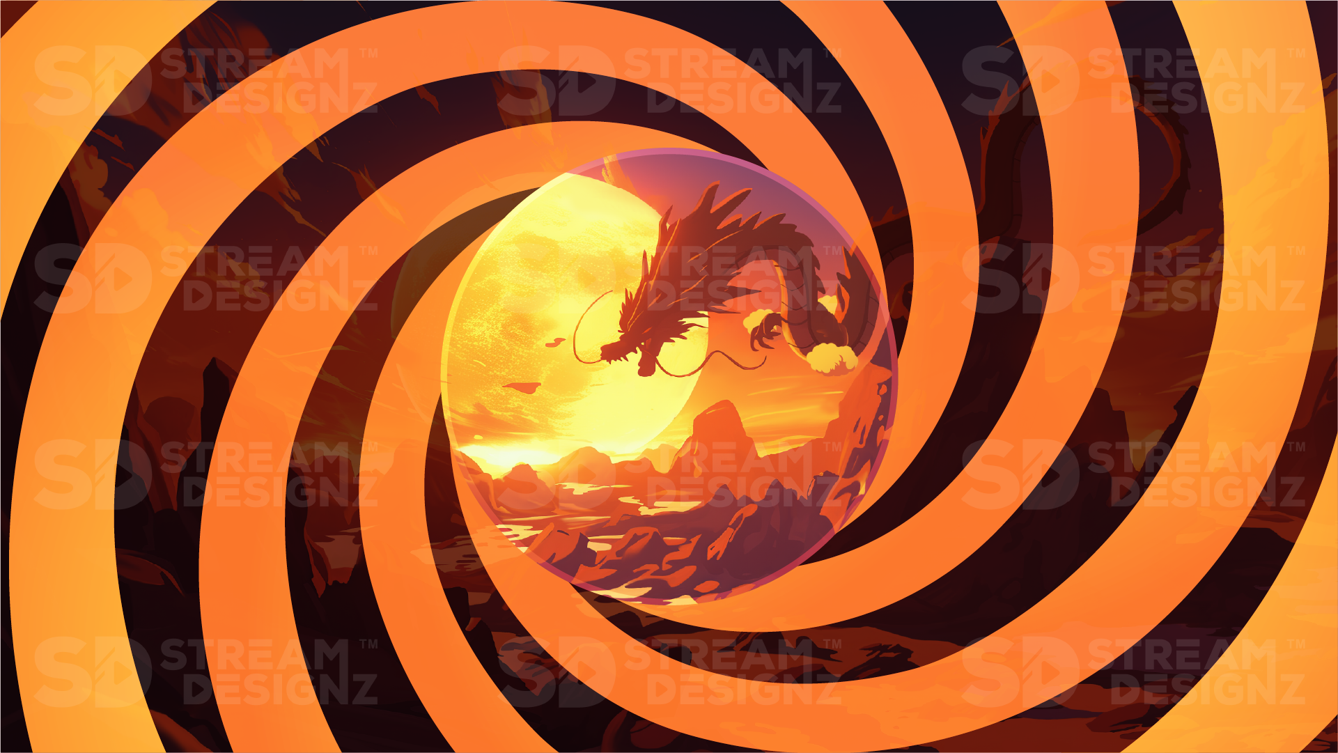 animated stinger transition thumbnail titan stream designz