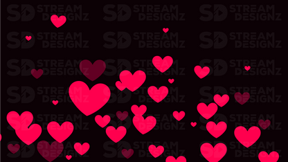 Stinger transition thumbnail valentine lofi stream designz