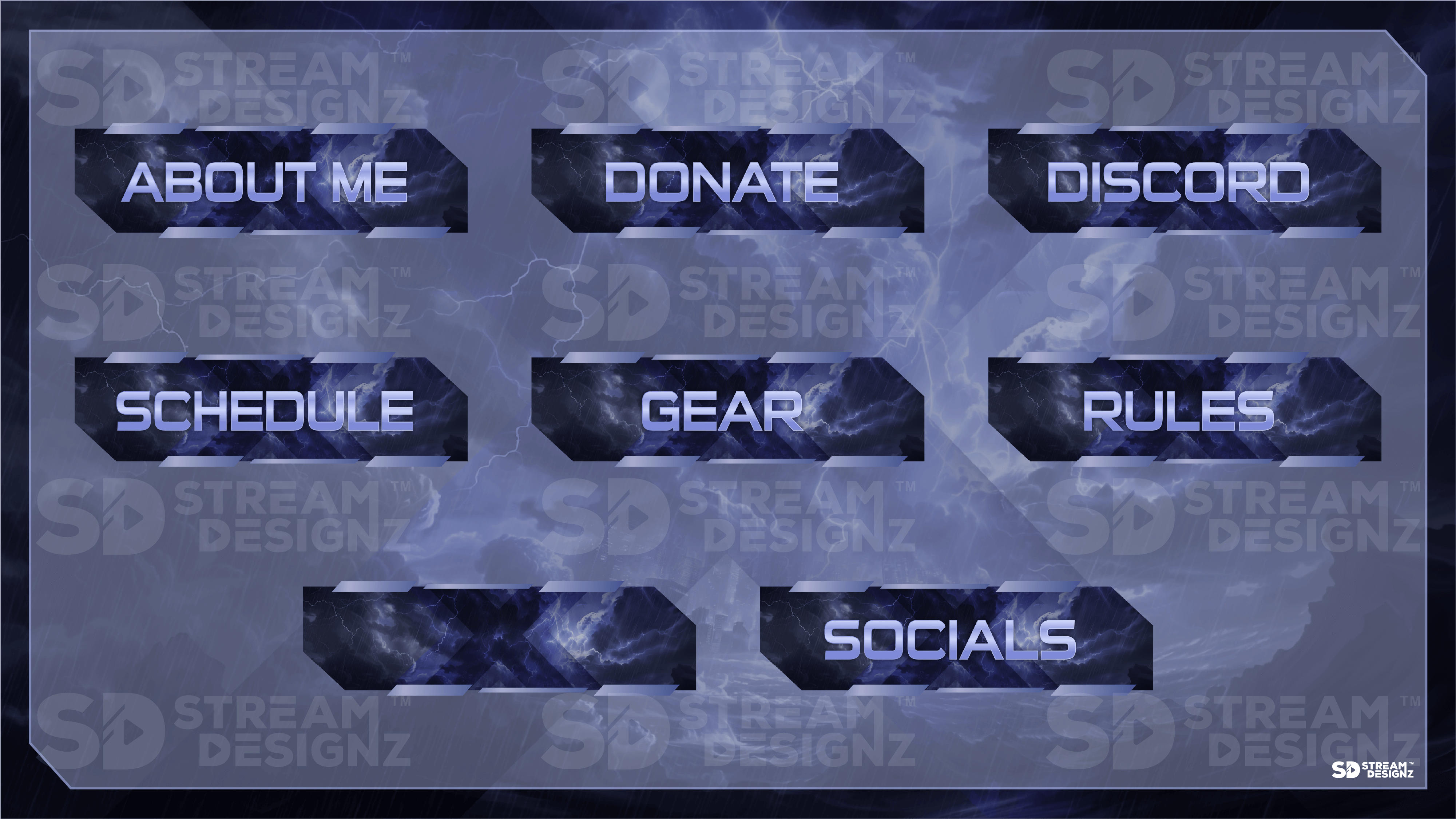 Buy Custom Twitch Panels for Your Live Stream – Stream Designz