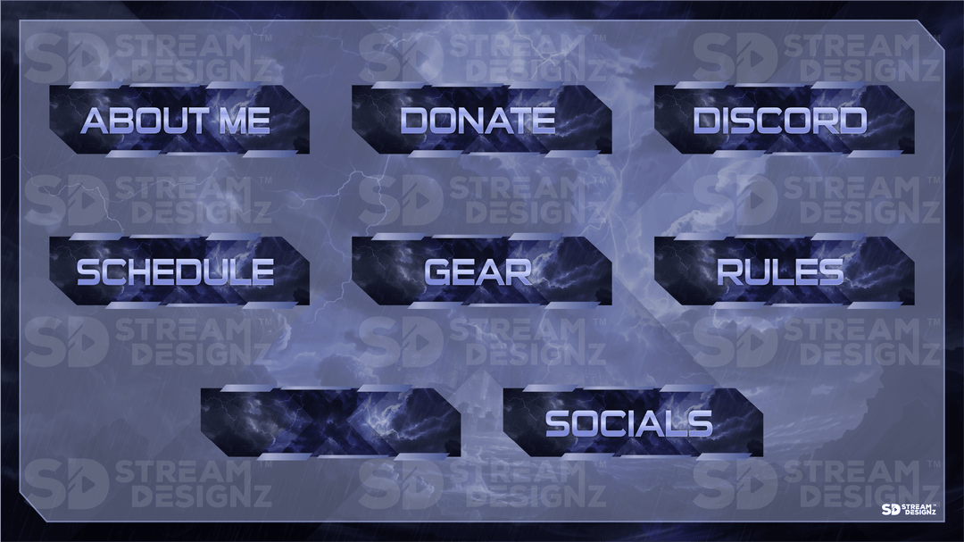 3 Panel Stream Design Buy Custom Twitch Panels for Your Live Stream – Stream Designz