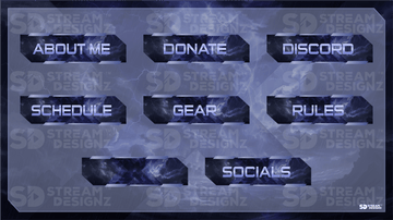 Buy Custom Twitch Panels for Your Live Stream – Stream Designz