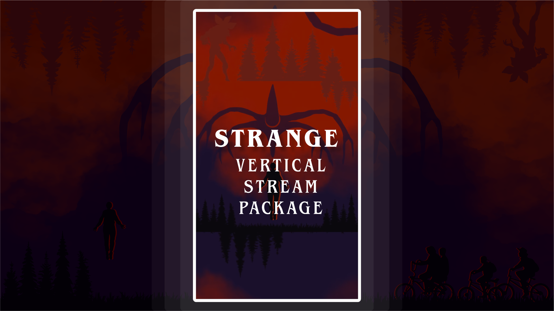 vertical stream overlay package thumbnail strange stream designz
