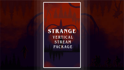 vertical stream overlay package thumbnail strange stream designz