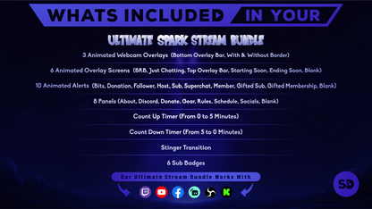 ultimate stream bundle spark whats included in your package stream designz