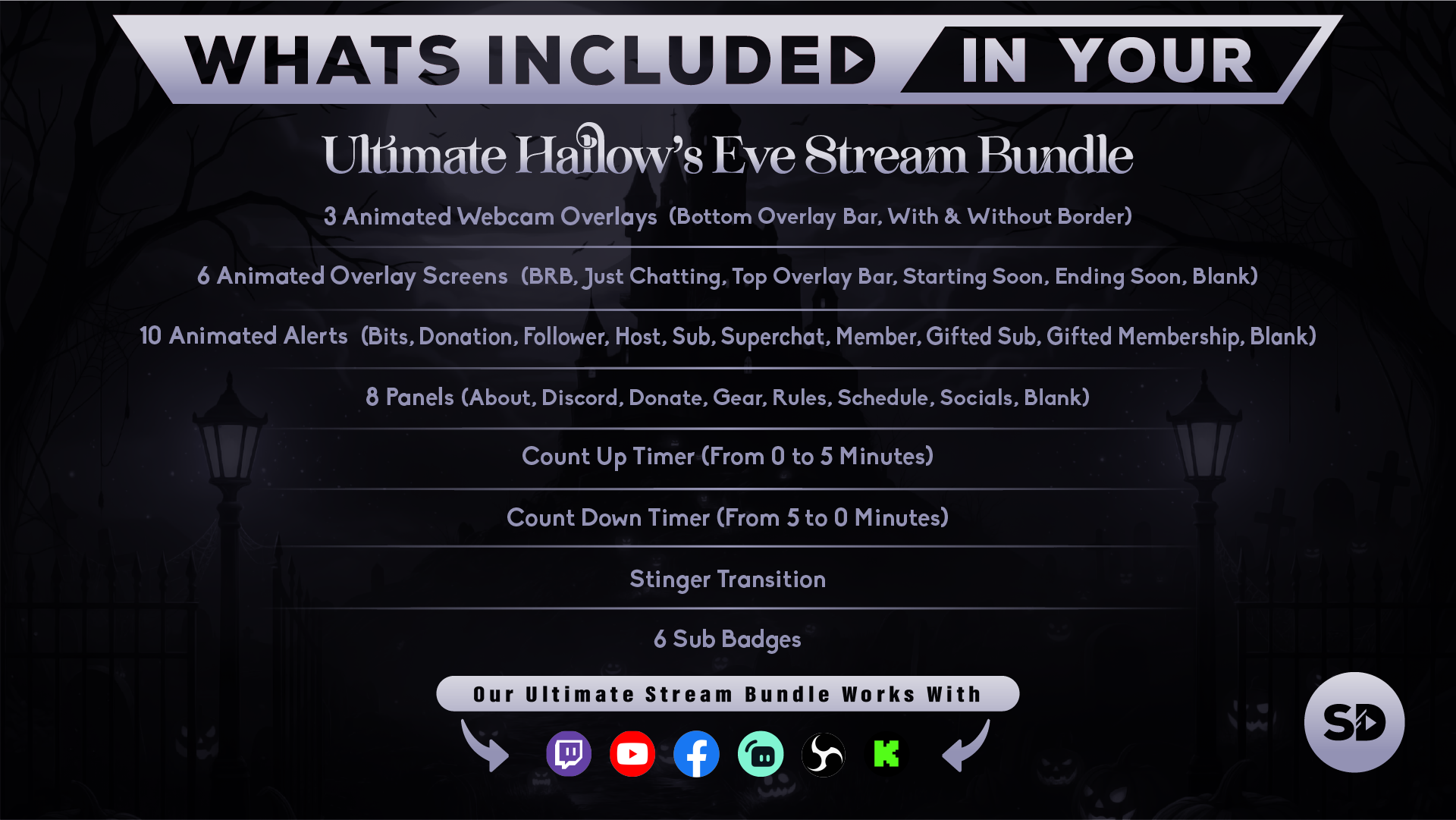 ultimate stream bundle hallows eve whats included in your package stream designz