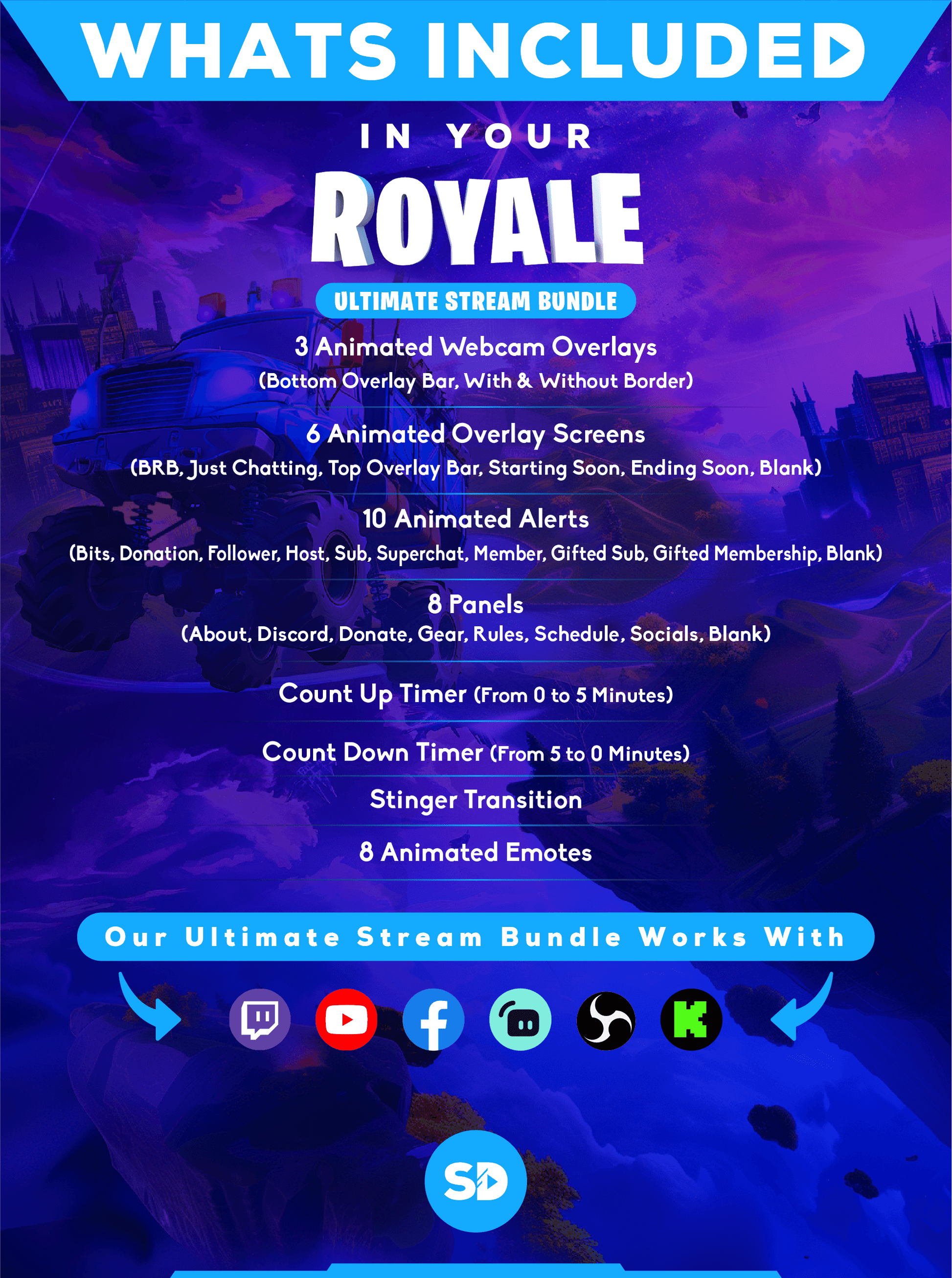 Ultimate stream package whats included in your bundle royale stream designz