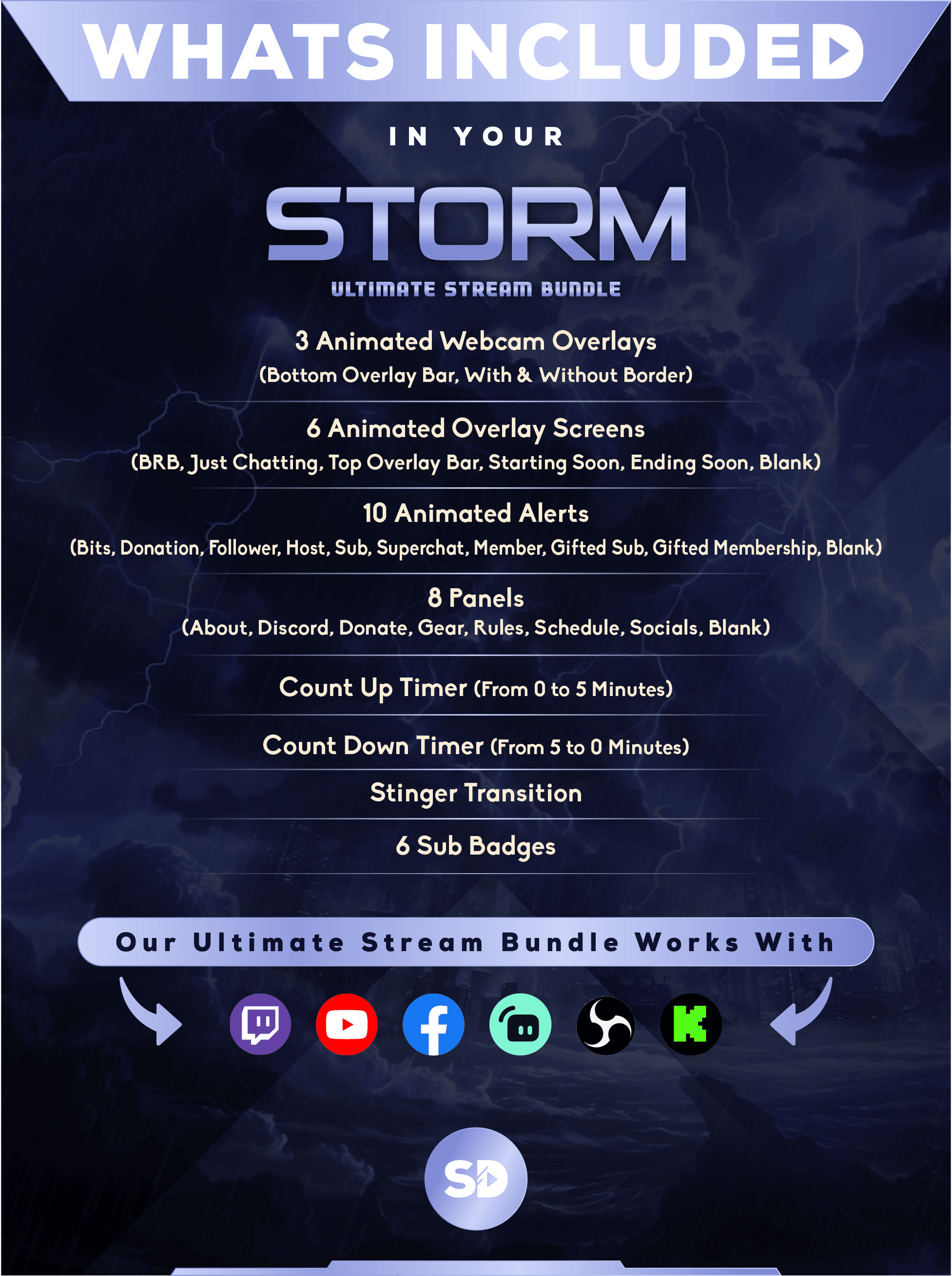 Ultimate stream package whats included in your bundle storm stream designz