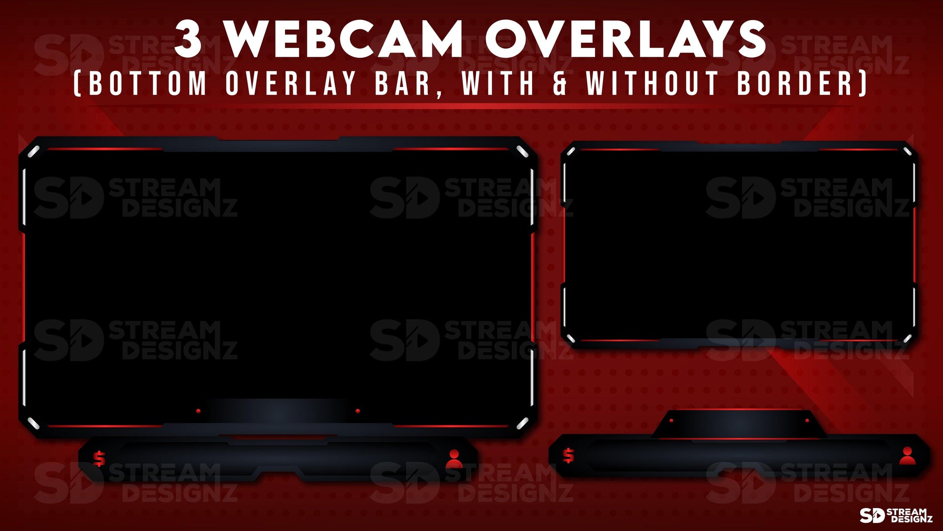 ultimate stream bundle project zero 3 webcam overlays stream designz