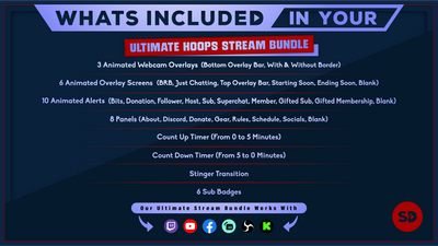 ultimate stream bundle hoops whats included in your package stream designz