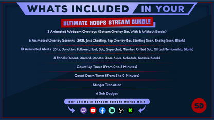 ultimate stream bundle hoops whats included in your package stream designz