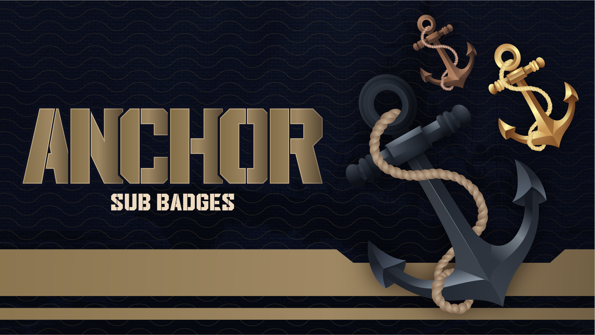 6 pack sub badges thumbnail anchor stream designz