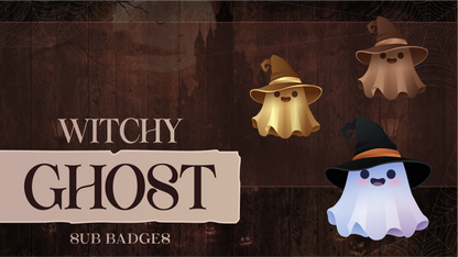 6 pack sub badges thumbnail witchy ghost stream designz