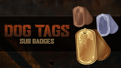 6 pack sub badges thumbnail dog tags stream designz