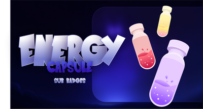 6 pack sub badges thumbnail energy capsule stream designz