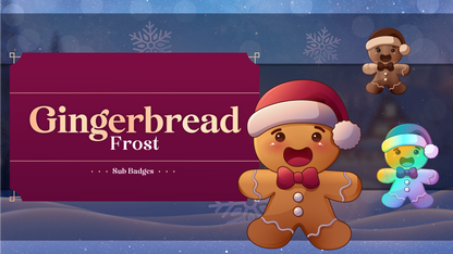 6 pack sub badges thumbnail gingerbread frost stream designz