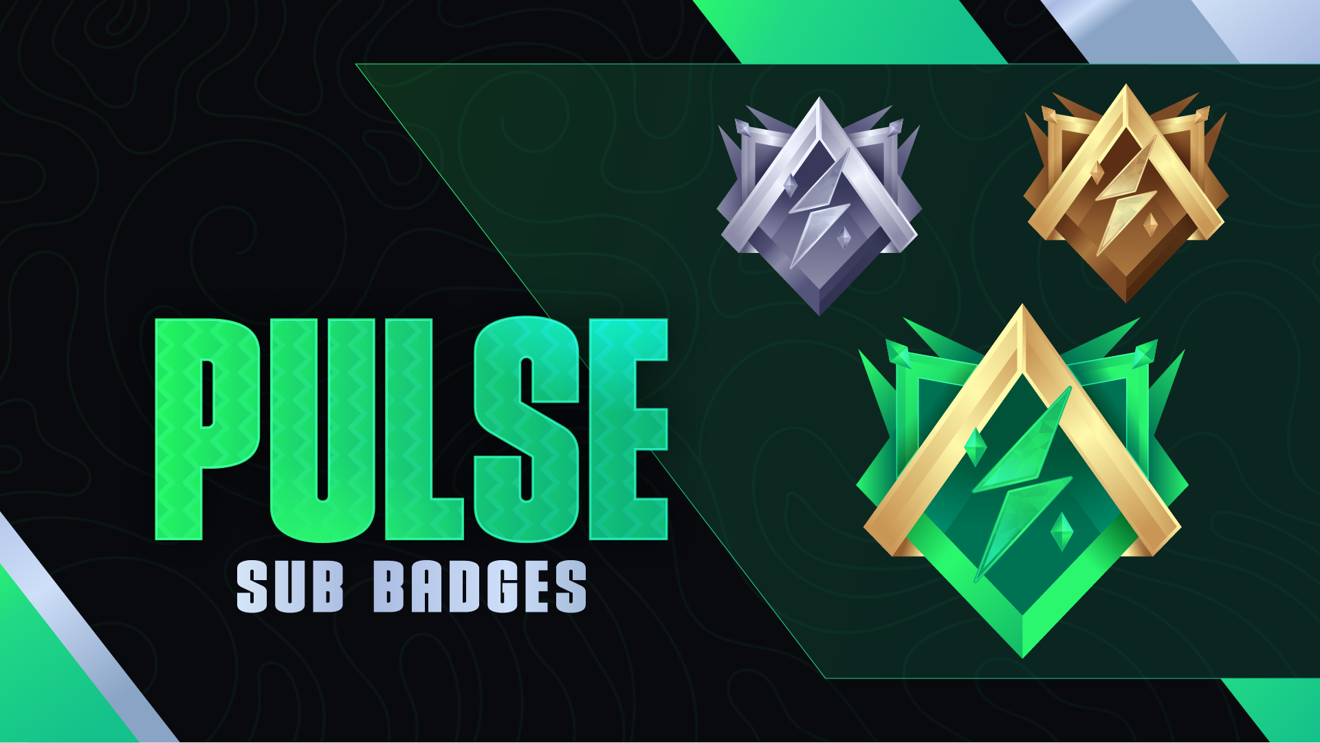 6 pack sub badges thumbnail pulse stream designz