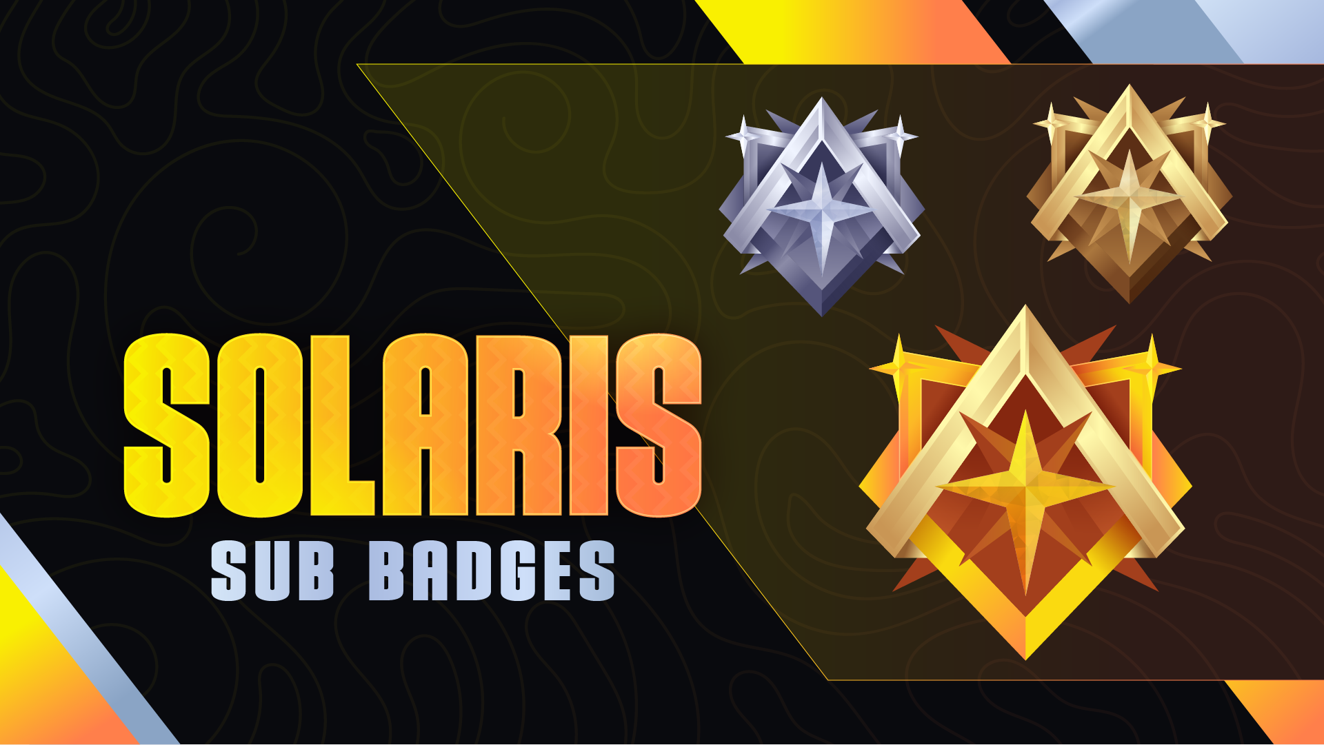 6 pack sub badges thumbnail solaris stream designz