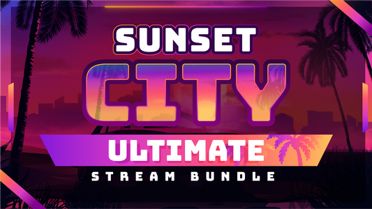 Ultimate stream package - sunset city - package thumbnail - stream designz