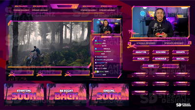 stream overlay package sunset city feature image stream designz