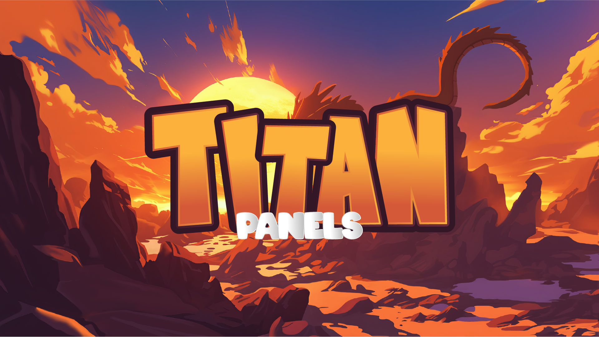 Twitch panels thumbnail titan stream designz