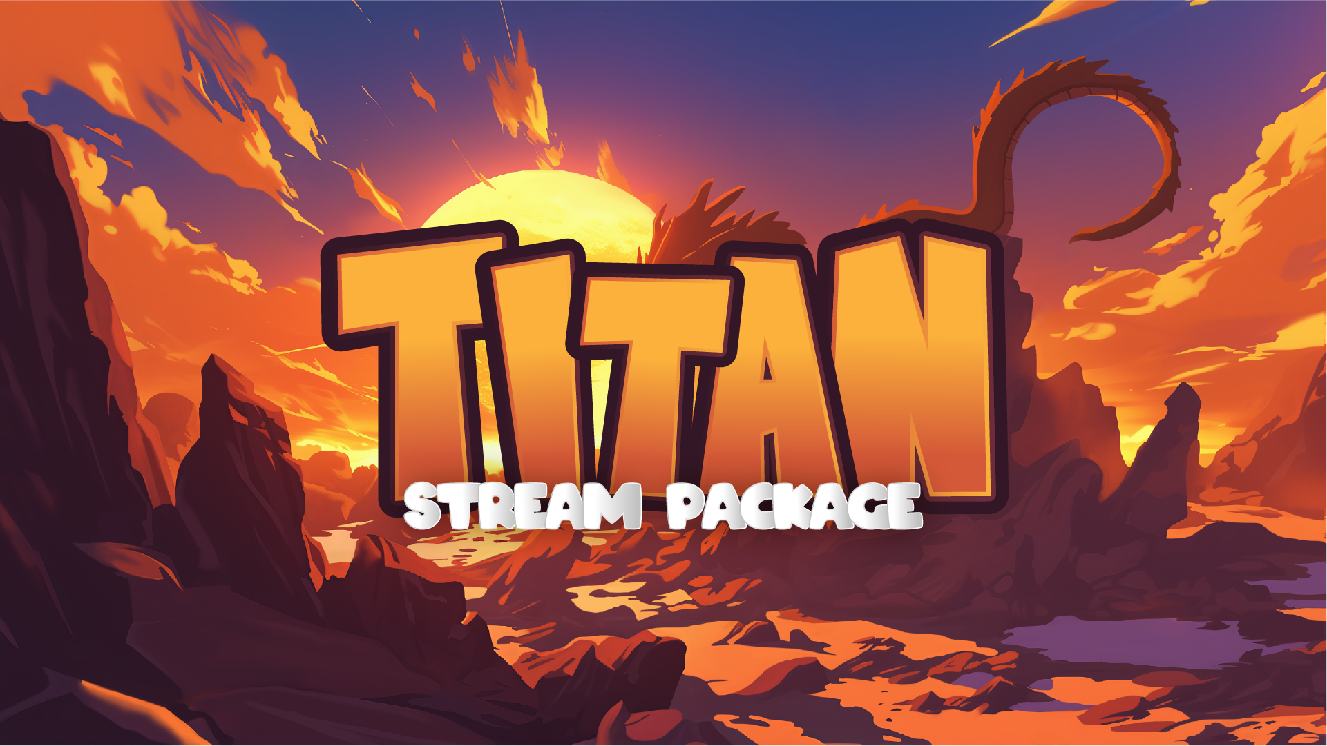 stream overlay package thumbnail titan stream designz