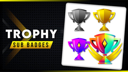 6 pack sub badges thumbnail Trophy stream designz