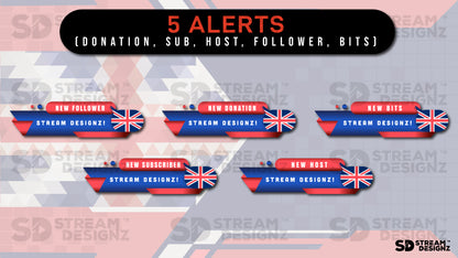 stream overlay package 5 alerts union jack stream designz