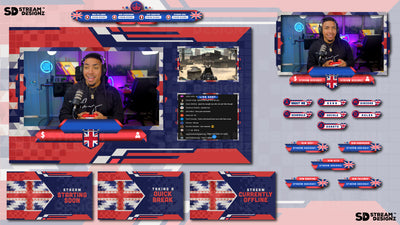stream overlay package feature image union jack stream designz