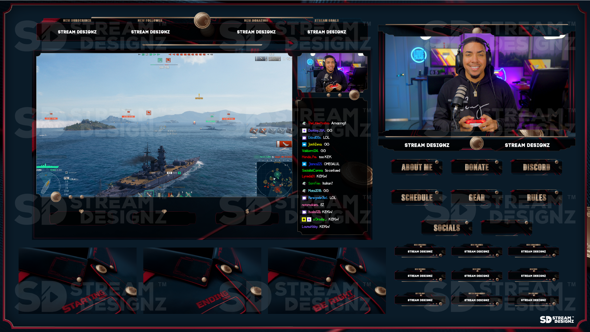 stream overlay package feature image valor stream designz