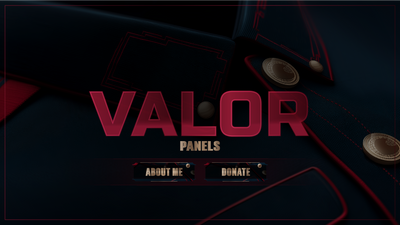 Twitch panels thumbnail valor stream designz