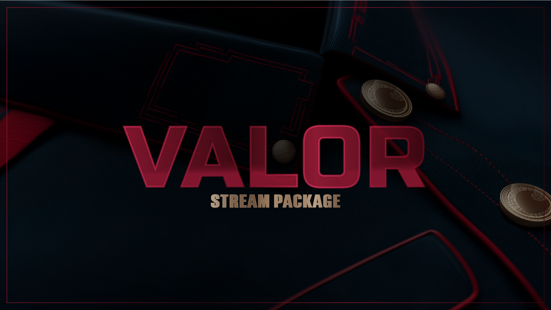 stream overlay package thumbnail valor stream designz