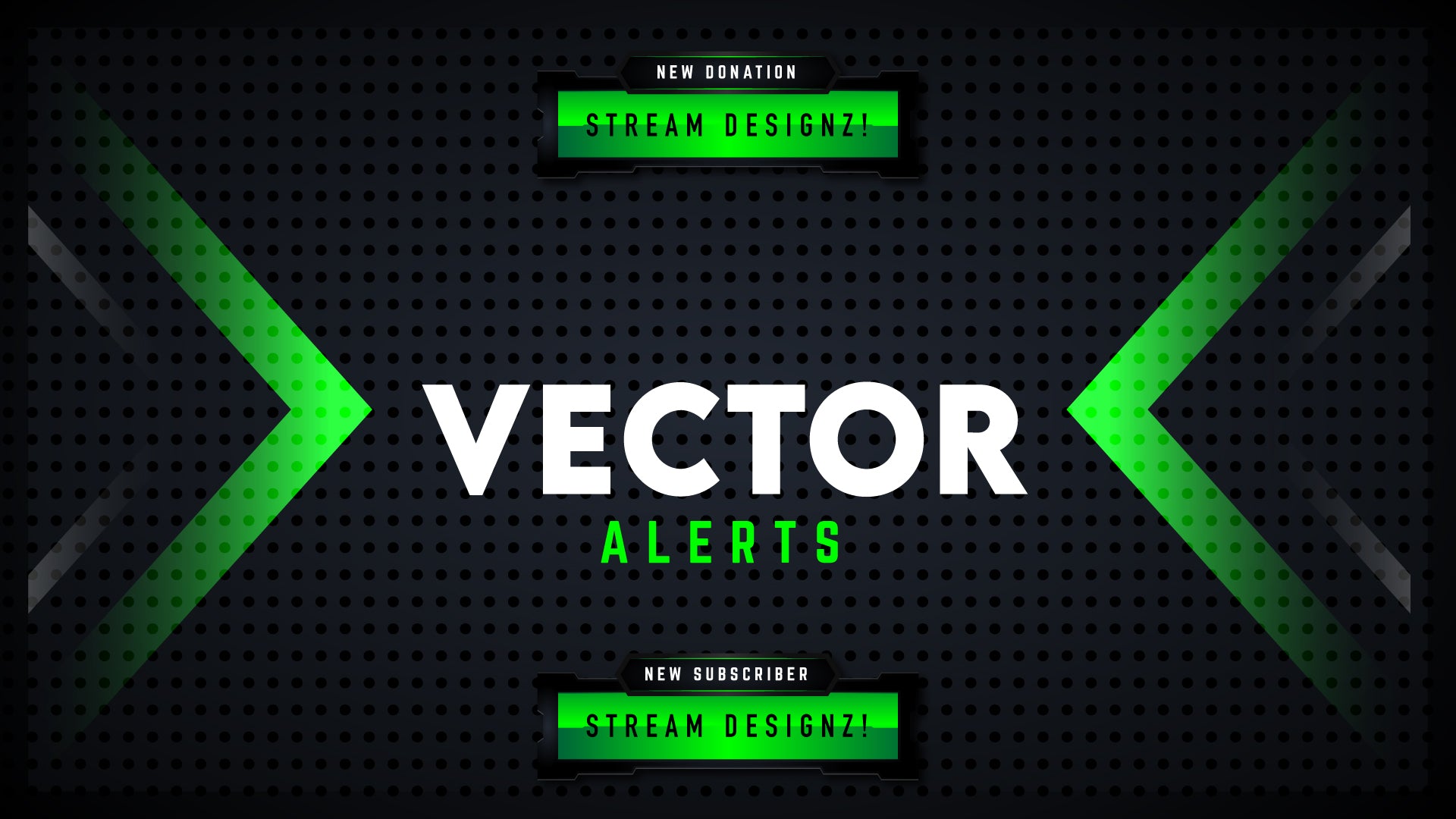 Animated stream alerts vector thumbnail stream designz