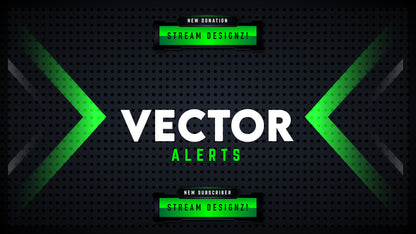Animated stream alerts vector thumbnail stream designz