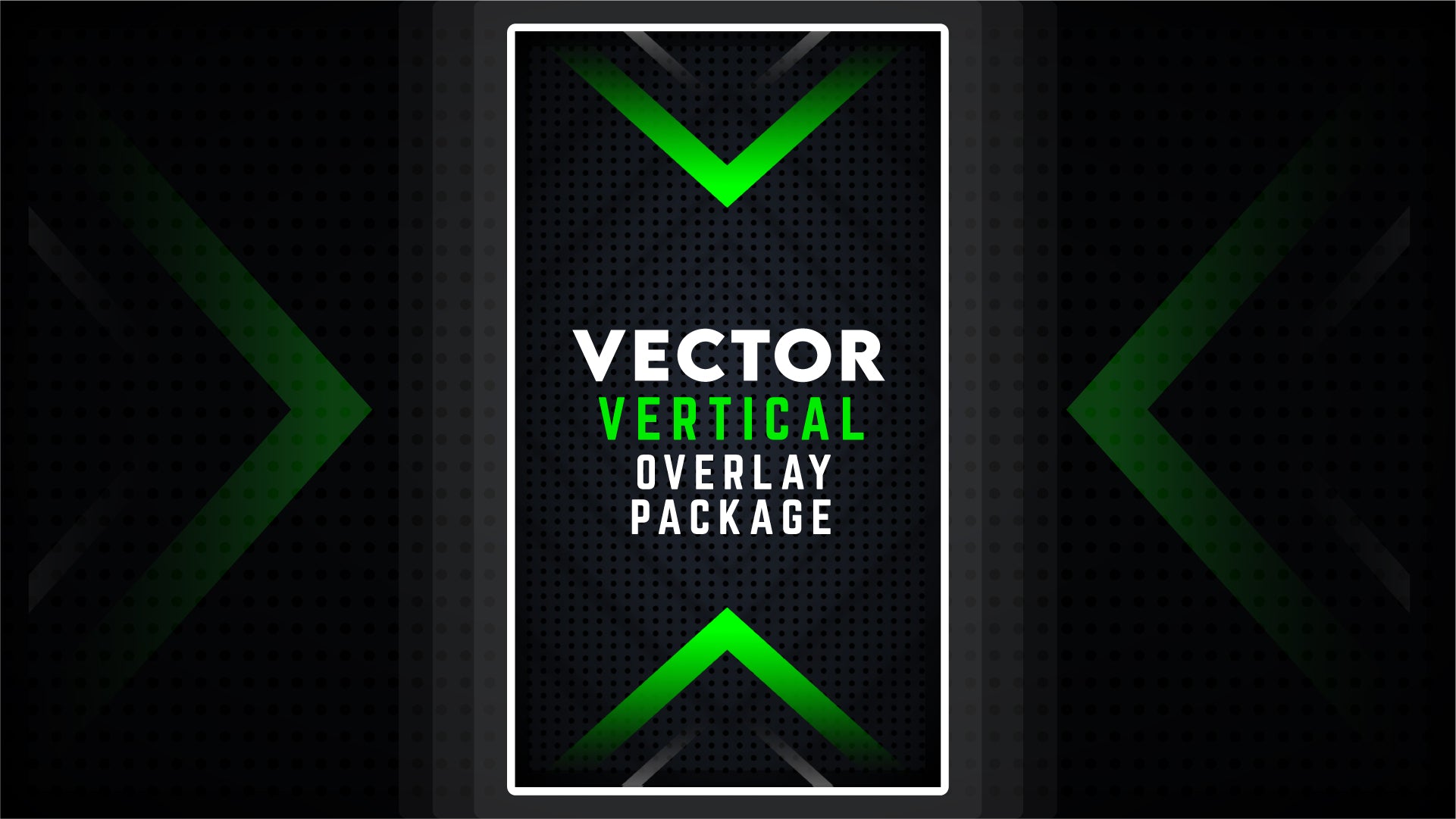 vertical stream overlay package thumbnail vector stream designz