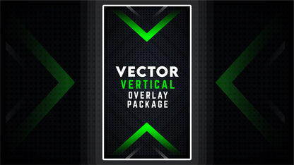 vertical stream overlay package thumbnail vector stream designz