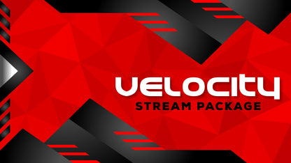 Static stream overlay package velocity thumbnail stream designz