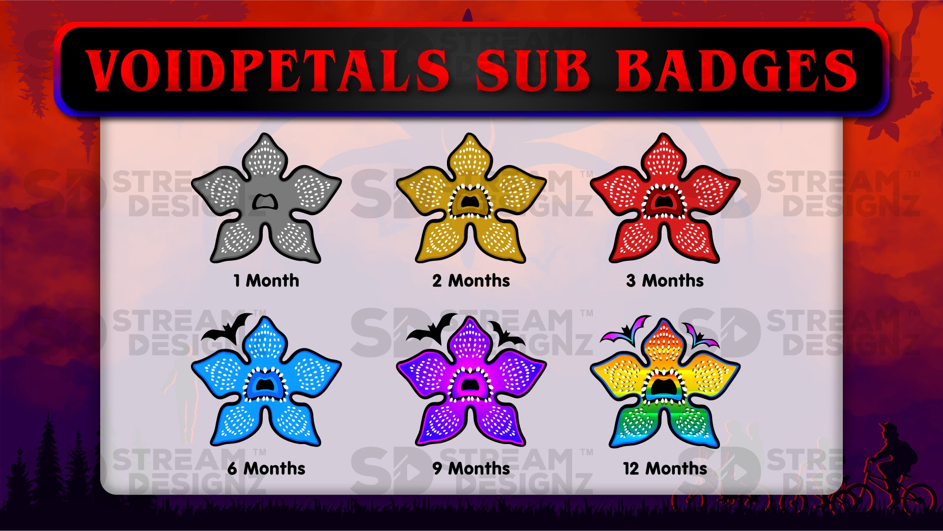 6 pack sub badges preview image voidpetals stream designz