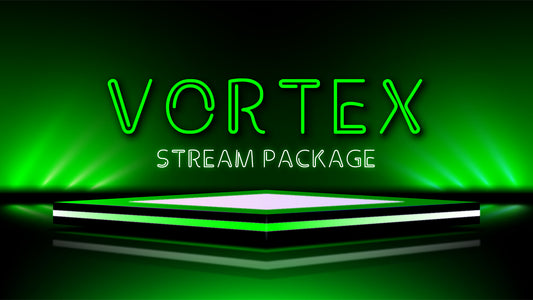 Static stream overlay package vortex thumbnail stream designz