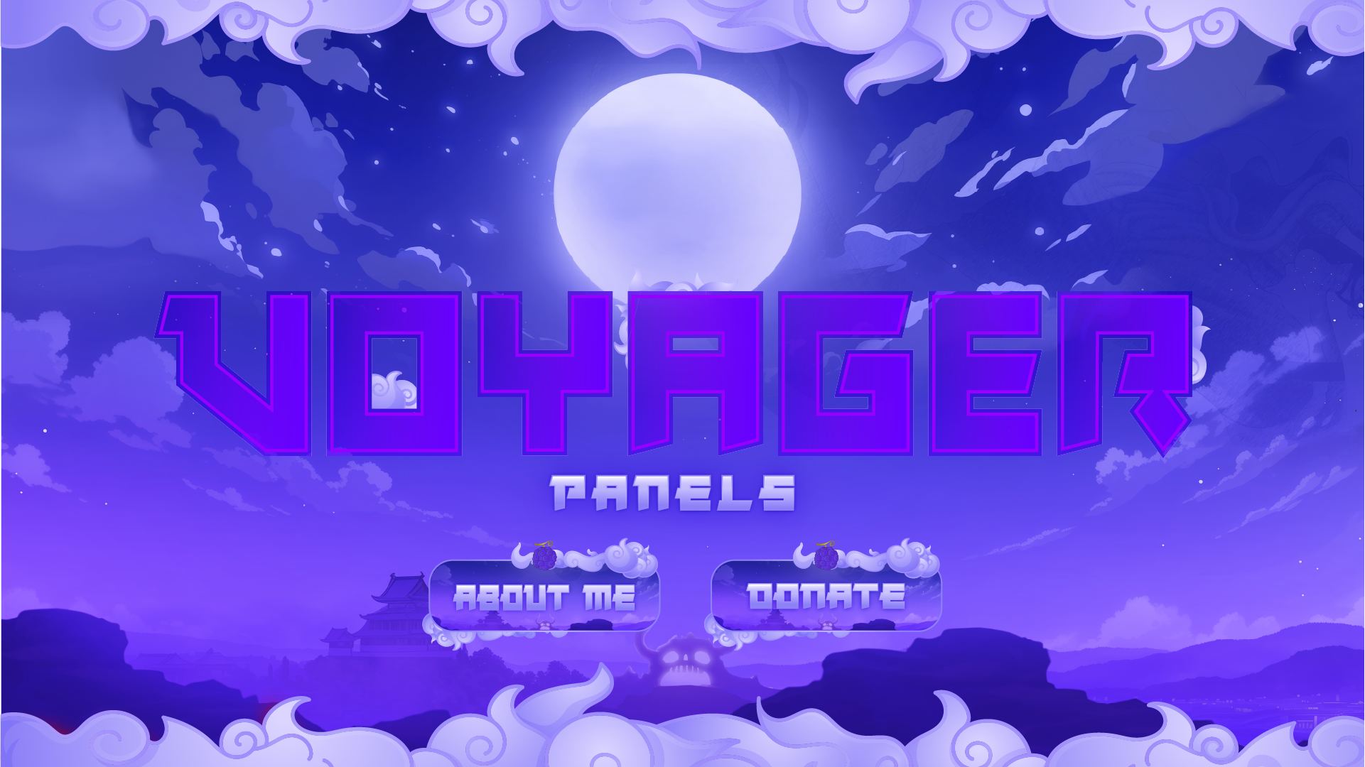Twitch panels thumbnail voyager stream designz
