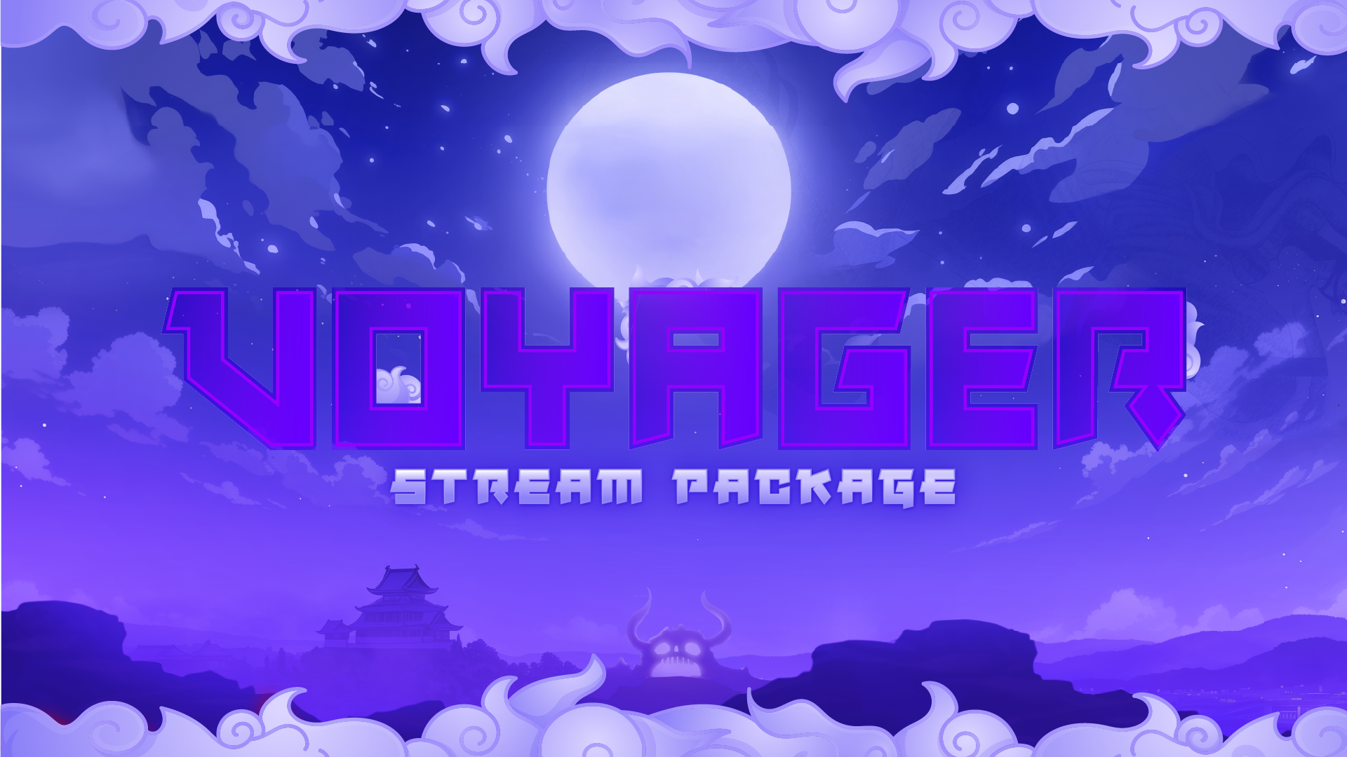 stream overlay package thumbnail voyager stream designz