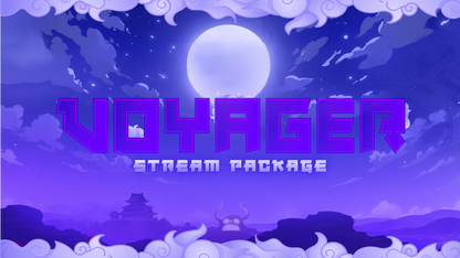 stream overlay package thumbnail voyager stream designz