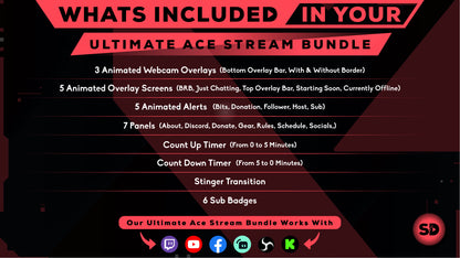 ultimate stream bundle ace whats included in your package stream designz