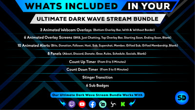 ultimate stream bundle dark wave whats included in your package stream designz