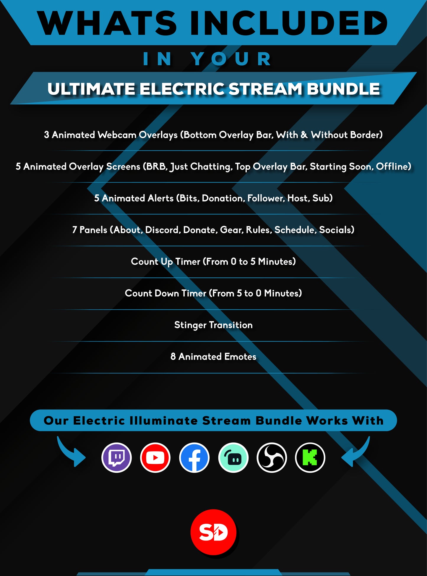 ultimate stream bundle electric whats included in your package stream designz