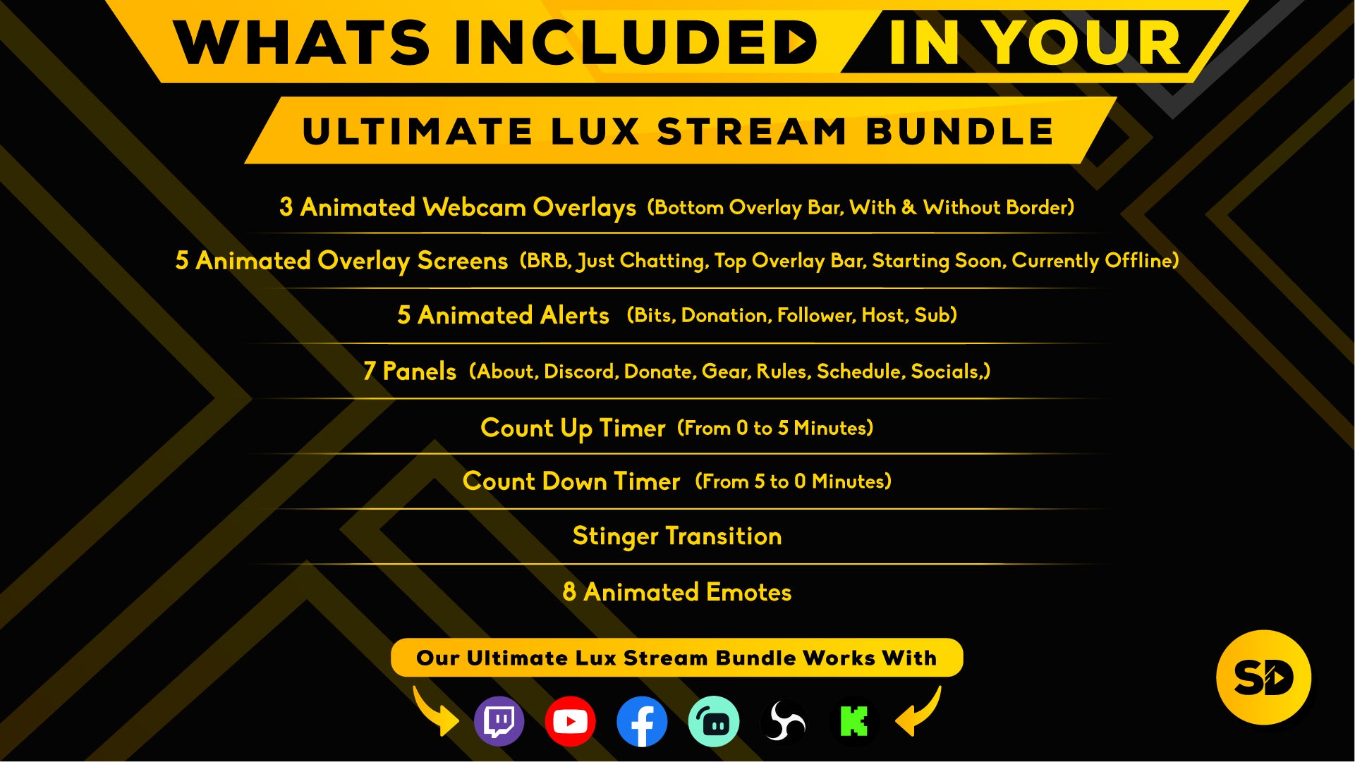 ultimate stream bundle lux whats included in your package stream designz