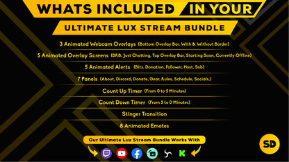 ultimate stream bundle lux whats included in your package stream designz