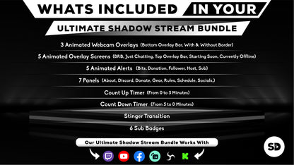 ultimate stream bundle shadow whats included in your package stream designz
