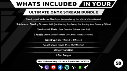 ultimate stream bundle onyx whats included in your package stream designz